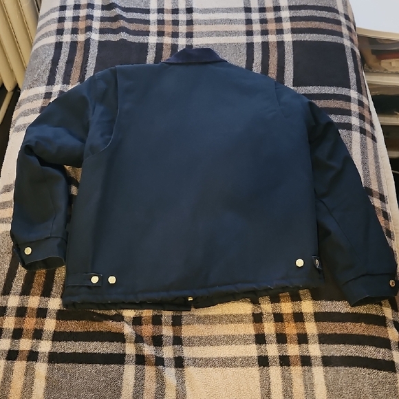 Men's Navy Field Jacket with Fleece Collar - Picture 6 of 7